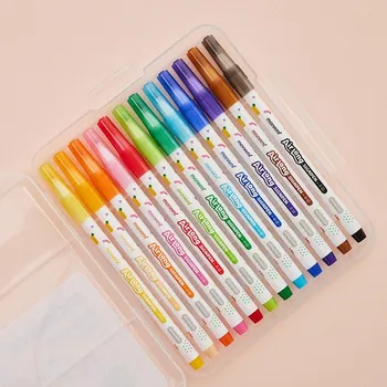 Kancelář Popisovače MONAMI Air Long Sign Pen sada 12 ks