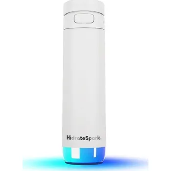 HidrateSpark PRO 2 nerezová chytrá lahev s brčkem, 621 ml, bílá HI-21S-01