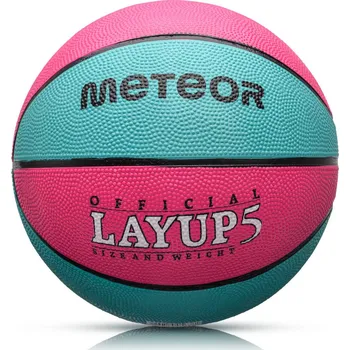Basketbalový míč Basketbalový míč Meteor Layup vel. 5