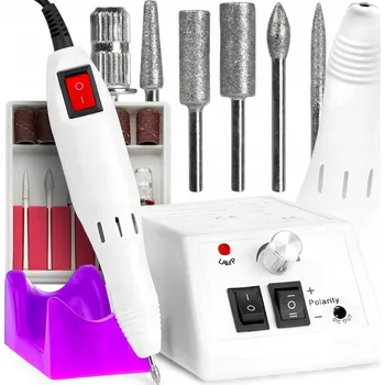 BRUSKA NA NEHTY DM-2000 SADA MANIKÚRA PEDIKÚRA BÍLÁ