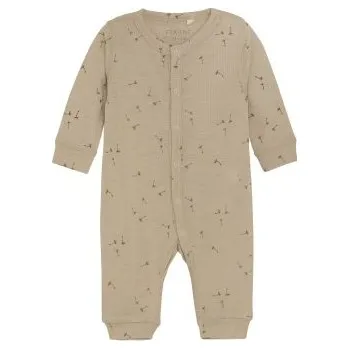 Kojenecký body Fixoni Vlněný overal - Light Taupe, vel. 68