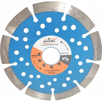 Řezný kotouč Diamantový kotouč na řezání betonu 125x22,2 mm MSU125
