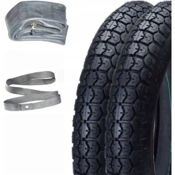 2x Pneumatika Awina 2.75-18 a 3.25x16 + 2x Duše + 2x Ráfková páska Mz Etz Ts