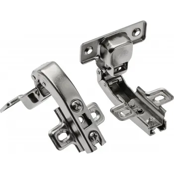 Nábytkové kování Závěs GTV úhlový 90 stupňů rovnoběžný + vodící lišta