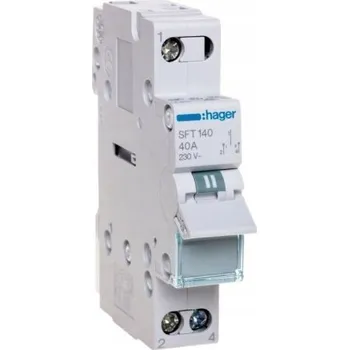 vypínač SFT140 Přepínač I-0-II 1P 40A Hager