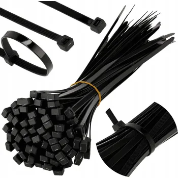 Stahovací páska Kabelové upínací pásky stahovací pásky velké 7,6x350 mm 50 ks