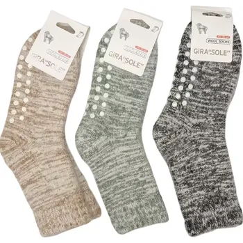 Dámské ponožky Dámské ABS ponožky s vlnou Girasole - 35-40 / šedá