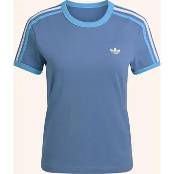 Dámské tričko Adidas Originals Dámské Tričko 3-Streifen, modrá / tmavě...