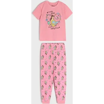 Dívčí oblečení Sinsay - Pyžamová souprava Disney Princess - růžová - 5106R-30X - 5106R-30X-140