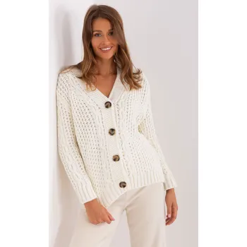 Dámský svetr TopMode Propínací svetr s vlnou 989478