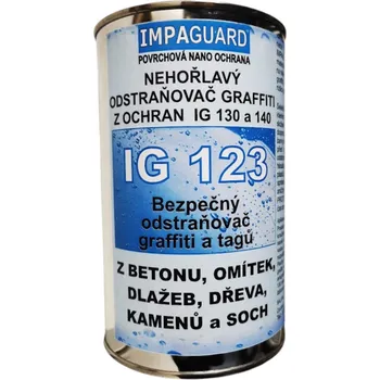 Fasádní barva IG 123 Odstraňovač graffiti i na citlivé povrchy 1 l