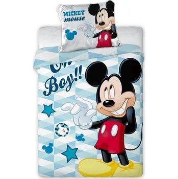 FARO Povlečení do postýlky Mickey Bavlna, 100/135, 40/60 cm (FA-301057)