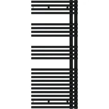 Radiátor Zehnder Radiátor Zehnder Forma Asym 116,1x49,6 cm, levý, vnější připojení, RAL 0557 black matt, LFAL-120-050-0557 LFAL-120-050-0557