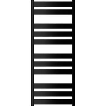 Radiátor Zehnder Radiátor Zehnder Zeta 120x50 cm, vnější připojení, RAL 9005 černá matná, ZET-120-050-9205 ZET-120-050-9205