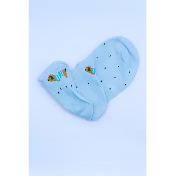 Obleček pro psa Dámské ponožky s psím motivem – roztomilý design - modrá