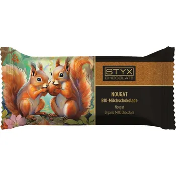 Čokoláda STYX Mléčná čokoláda s nugátem 70 g bio BIO Množství: 1 ks