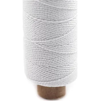 Nit Pružné nitě / gumička Ø1 mm návin 30 m, střední, REZ00 bílá