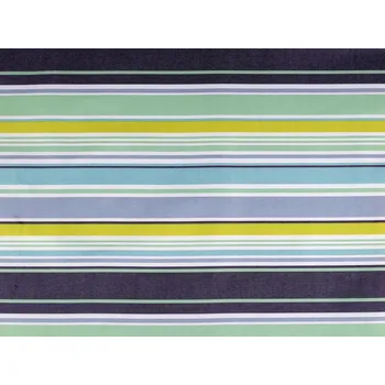 Kočárkovina 600D pruhy s PVC úpravou, barva 4 (14) modrá tmavá zlatá světlá