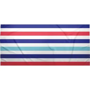 Osuška Sablio Ručník Barevné veselé pruhy - 50x100 cm