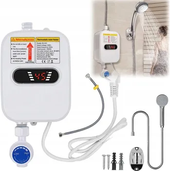 Bojler PRŮTOKOVÝ OHŘÍVAČ VODY ELEKTRICKÝ 3000W SADA