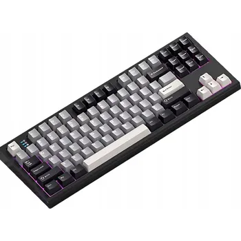 Klávesnice ČERNÁ MECHANICKÁ KLÁVESNICE S87 WIND SPIRIT DRÁTOVÁ BLUETOOTH 2,4 GHZ