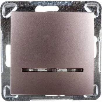 vypínač Jednopólový vypínač Klasik, Zápustný Ospel odstíny šedé ŁP-1YS/M/23