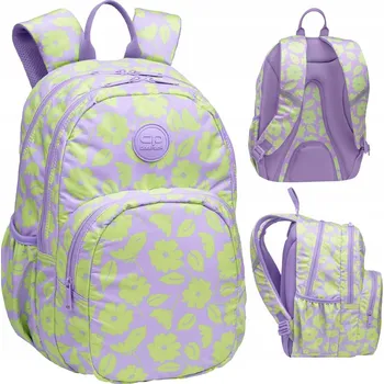 Školní batoh Školní batoh vícekomorový CoolPack fialový, zelený 27 l