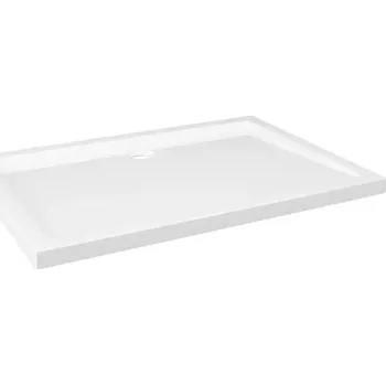 Sprchová vanička Sprchová vanička ABS 80 x 110 x 4 cm, bílá, s nízkým prahem