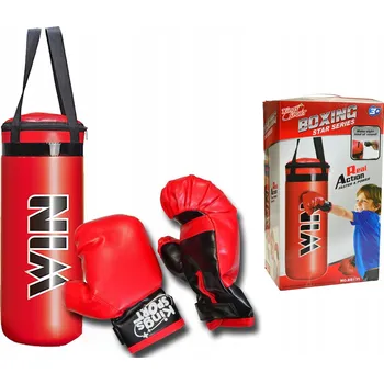 Bojový sport Boxovací pytel pro děti Sada Rukavice Zvuky ENERO Na Pásku