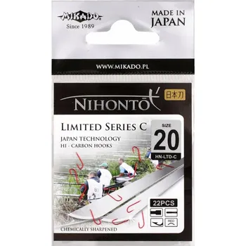 Rybářský háček Háčky splávkové Abramis Mikado Háček Nihonto Limited Series 20 22 ks