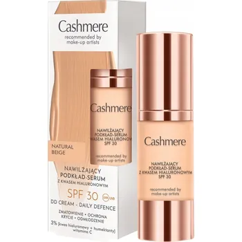 Pleťové sérum Cashmere DD hydratační a matující podkladová báze sérum SPF 30 natural beige 30 ml