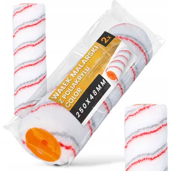 Malířský váleček 2x VÁLEČEK MALÍŘSKÝ 25 cm Pro Malování Stěn, Barev, Laků - Náhradní Vložka SH-T