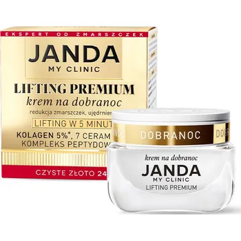 Pleťový krém Janda My Clinic Lifting Premium zpevňující krém na obličej na noc 50 ml