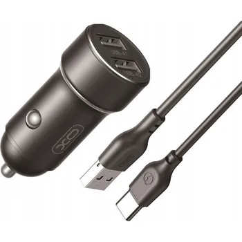 USB automobilová nabíječka XO 2400 mA