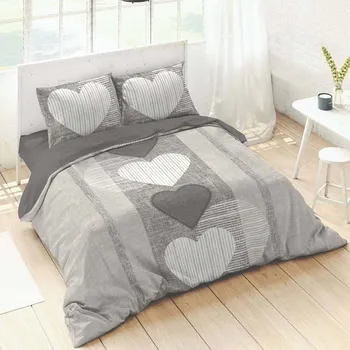 Blancheporte Povlečení s potiskem Srdce, bavlna Velikost: povlak na přikrývku 140x200 cm