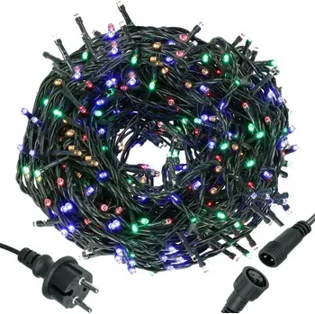 Vánoce Springos LED světelný řetěz - 41,5m, 500LED, IP44, multicolor