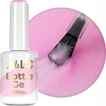 Lak na nehty Gel na Prodlužování Nehtů 15g v Lahvičce se Štětečkem Lily Glimmer Růžový
