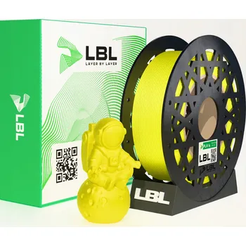 Filament PLA filament LBL Plastik do 3D tiskárny 1,75 mm 1 kg Žlutý