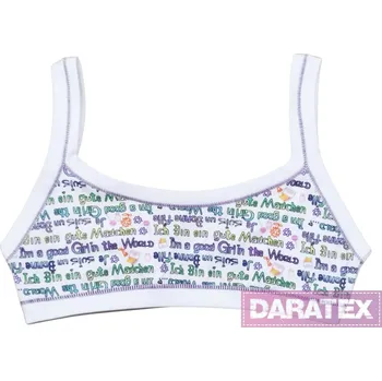 Dívčí tílko EMY bimba dívčí podprsenka / bolerko BB759 bílá