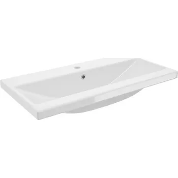 Defra Go umyvadlo 81x41 cm obdélníkový nábytkový bílá 1054
