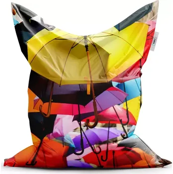 Sedací pytel Sablio Sedací vak Deštníky - 200x140 cm