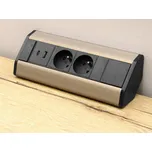 Corner zásuvková rohová lišta 3x 230V +…