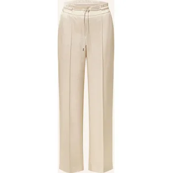 Dámské kalhoty Marc Cain Dámské Marlene Kalhoty Ze Saténu S Ozdobnými...