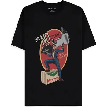 Pánská móda Tričko Fallout TV Series - Say No To Chems S Černá
