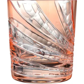 Sklenice Barevná broušená sklenice, Glamour Crystal, 250 ml, 2 ks
