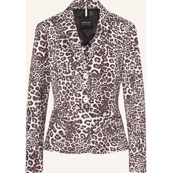 Dámské sako Marc Cain Dámské Sako Leo, krémová / světle fialová / černá, 46