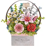 RoboTime 3D dřevěná skládačka Košík s…