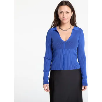 Dámský svetr Svetr Desigual Buttoned Sweater Blue M
