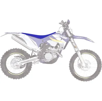 Osvětlení pro motocykl BLACKBIRD potah sedla SHERCO SE/SEF 25 (SE/SFE ALL modelS 25) PYRAMID barva světle modrá (BLACKBIRD potah sedla SHERCO SE/SEF 25 (SE/SFE ALL modelS 25) PYRAMID barva světle modrá)