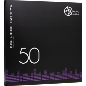 Hi-Fi komponenty Vnitřní obaly na vinylové desky Audio Anatomy - 50 ks krémové